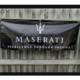 banner de retângulo maserati decorativo ao ar livre para publicidade