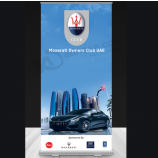 China fabrikant aangepaste maserati reclame roll-up banner