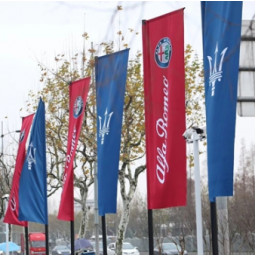 banner de pólo de logotipo de maserati de retângulo de suspensão ao ar livre