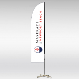 benutzerdefinierte Maserati Feder Banner Maserati Logo Swooper Flagge Kit