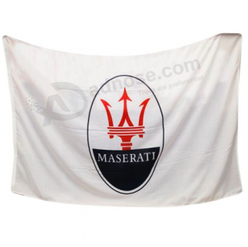 Bandera de poliéster de 3x5 pies de banner de coche de carreras para maserati