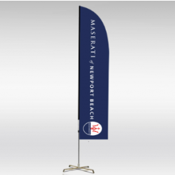 auto show polyester maserati reclame swooper vlag