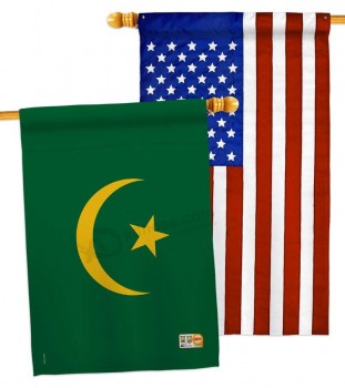 Бриз декор Мавритания флаги мира национальности впечатления декоративный вертикальный 28 х 40 дюймов США - апп