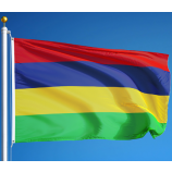 impresión digital bandera nacional de mauricio para eventos deportivos