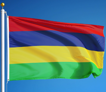 bandeira nacional da maurícia de impressão digital para eventos esportivos