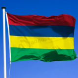 bandera nacional de tela de poliéster del país de mauricio bandera de mauricio