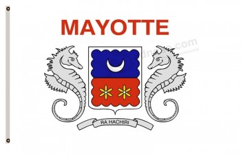 Fyon France Banner Mayotte Flag 5x8ft