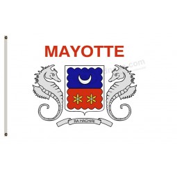 fyon francia bandera bandera de mayotte 5x8 pies