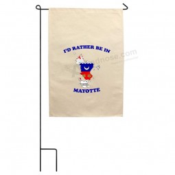 I'd rather Be in mayotte cotton canvas yard house garden flag flag 18