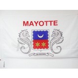 Mayotte vlag 18 '' x 12 '' koorden - Franse regio van Mayotte kleine vlaggen 30 x 45cm - banner 18x12 in