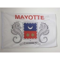 Mayotte nautische vlag 18 '' x 12 '' - Franse regio van Mayotte vlaggen 30 x 45 cm - banner 12x18 in voor boot