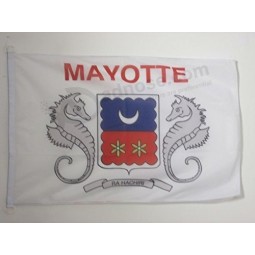 mayotte nautical flag 18 '' x 12 '' - französische region von mayotte flaggen 30 x 45 cm - banner 12x18 in für boot