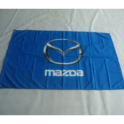 poliéster personalizado mazda bandera mazda bandera para promocional