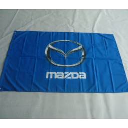 poliéster personalizado mazda banner mazda bandeira para promoção