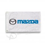 aangepaste afdrukken 3x5ft polyester mazda vlag banner