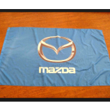 bandeira de publicidade de logotipo mazda poliéster bandeira de publicidade mazda