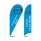 promotie mazda vliegende vlaggen aangepaste reclame mazda veer banner