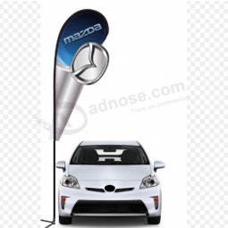 Tear drop Mazda flags banner Mazda Car feather flag