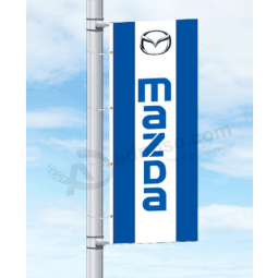 impressão personalizada mazda pole banner para publicidade