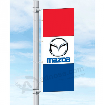 Advertising Mazda Rectangle Street Pole Flag Print Mazda Banner