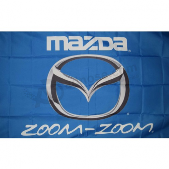Mazda Logo Flag Polyester 3x5ft Flag Mazda Logo Banner
