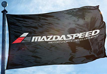 Mazda-Bewegungslogoflagge 3 