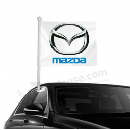 banderas de la bandera de la ventana del coche mazda de carreras de coches personalizados