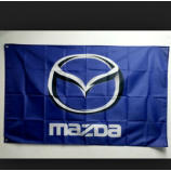 bandiera pubblicitaria mazda logo personalizzato 3x5ft stampa digitale in poliestere