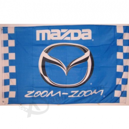 high quality mazda advertising flag banners with grommet
