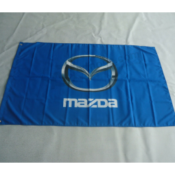 3x5ft Mazda logo vlag aangepaste afdrukken polyester Mazda banner