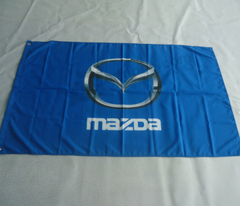 Banner mazda in poliestere con stampa logo 3x5ft bandiera personalizzata