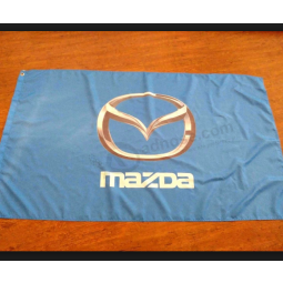 hochwertige gestrickte Polyester Mazda Banner Mazda Logo Banner