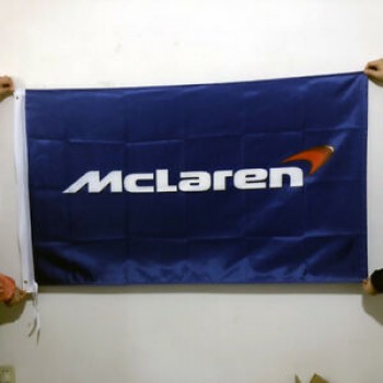 McLaren Flag Banner3x5ftMP4-12C Automotive Wall Garage Blue
