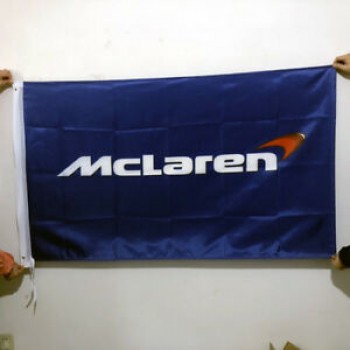 mclaren flag banner3x5ftmp4-12C automotive wall garage blue