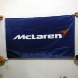 mclaren vlag banner3x5ftmp4-12C automotive wall garage blue