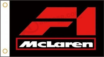 Bandera de coche mclaren banner 3ftx5ft 100% poliéster con alta calidad