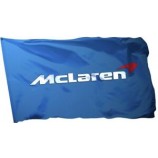 Details zu McLaren Flagge Banner 3x5 ft MP4-12C Autowand Garage blau Man Höhle