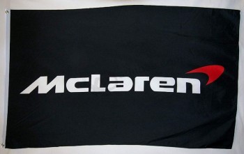 Nuge Mclaren Racing Car Flag 3' X 5' Indoor Outdoor Automotive Banner