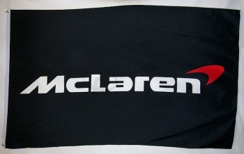 Riesige McLaren Rennwagen Flagge 3 'X 5' Indoor Outdoor Automotive Banner