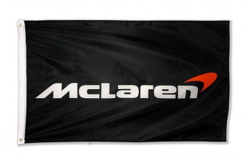 Bandeira do carro 3x5 ft para mclaren racing F1 grande decoração automotiva outdoor / indoor banner
