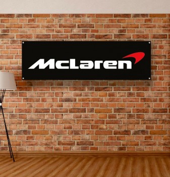 mclaren banner in vinile segno garage officina avversaria bandiera poster