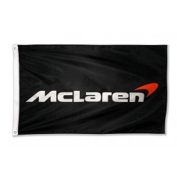 Автомобиль флаг 3x5 футов для гонок Макларен F1 большой декор автомобильного наружного / внутреннего баннера