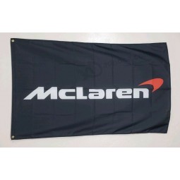 mclaren banner 3x5 Ft flag garage shop decoración de pared fórmula 1 racing Car show