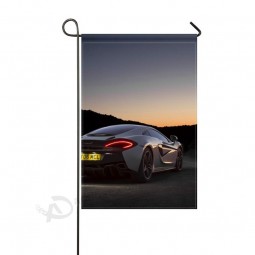 Bandeira do jardim mclaren 570gt supercarro esportivo 12x18 polegadas (sem mastro)