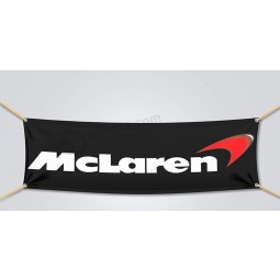 nagelneu mclaren flag banner leistung autoteile shop garage (18x58 in)