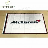 vlag van mclaren racen met kerstversieringen van 90 * 150 cm in de maat voor huis en tuin