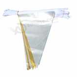outdoor indoor festival decoratieve bunting aangepaste driehoek metalen folie papier bunting