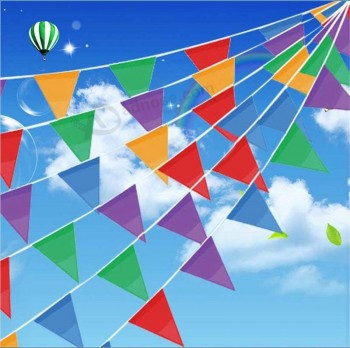 200 stks multicolor wimpel banner vlaggen, isperfect 250 Ft voor feestdecoraties, verjaardagen, festivals, kerstdecoraties