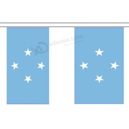 Stati federati di micronesia stringa 30 bandiera materiale poliestere stamina - 9m (30 ') di lunghezza