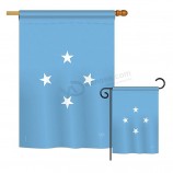 bandiere della micronesia del mondo nazionalità impressioni decorativo verticale casa 28 